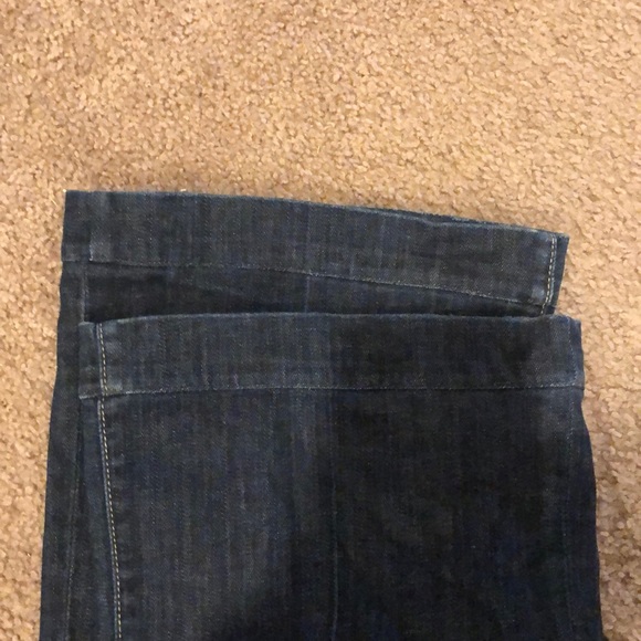 7FAMK White Stitch/ Dark Wash DOJO 28x30 - Picture 3 of 5